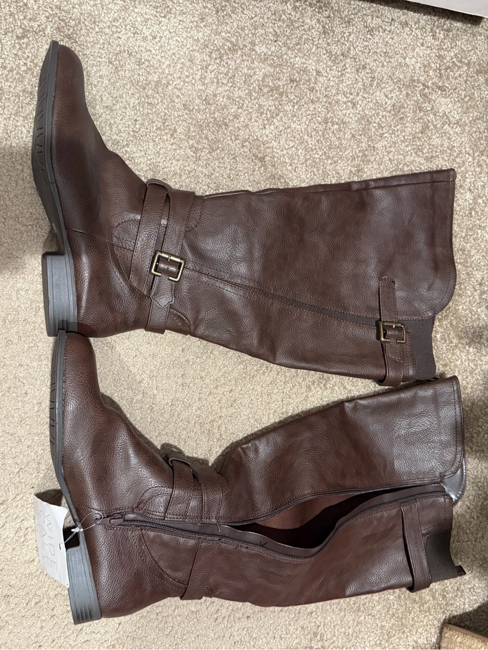 Women's Over-the-Knee Riding Boots - Brown